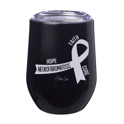Neurofibromatosis Ribbon 12oz Stemless Wine Cup
