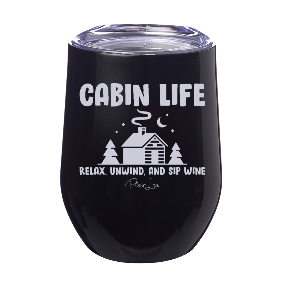 Cabin Life 12oz Stemless Wine Cup