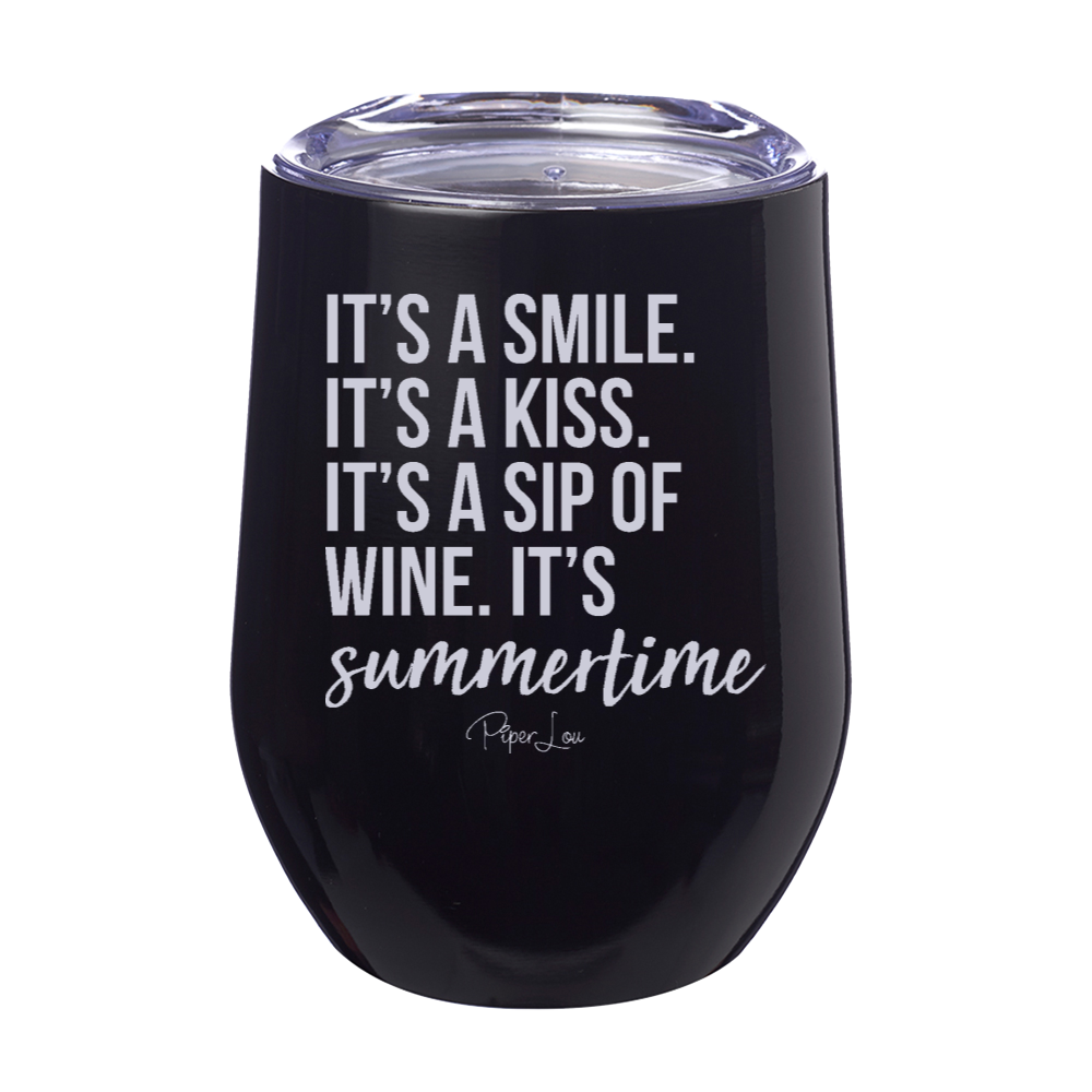 It's Summertime 12oz Stemless Wine Cup