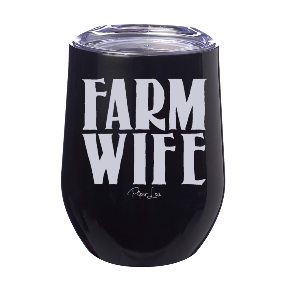 Farm Wife 12oz Stemless Wine Cup