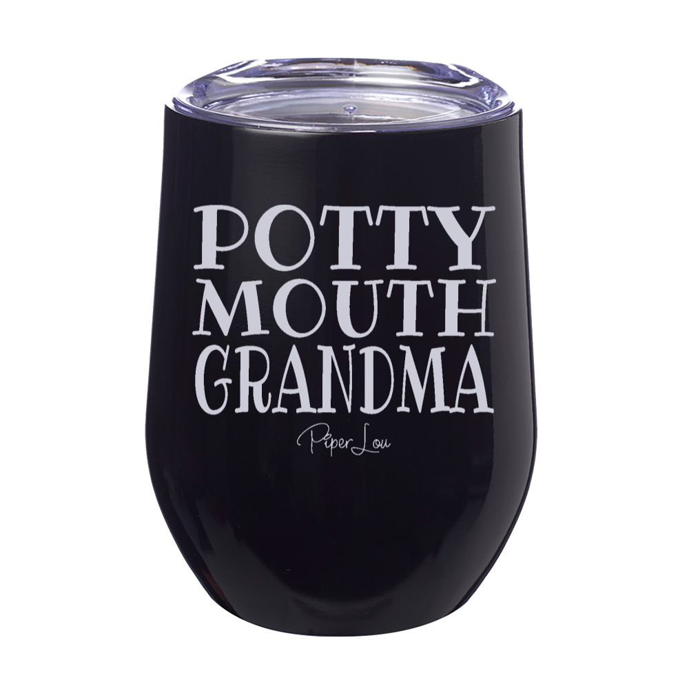 Potty Mouth Grandma 12oz Stemless Wine Cup