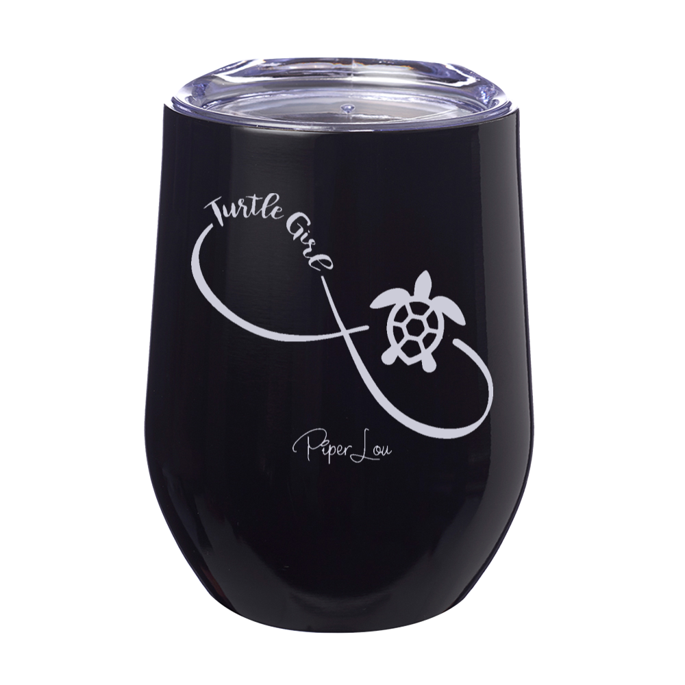 Turtle Girl 12oz Stemless Wine Cup