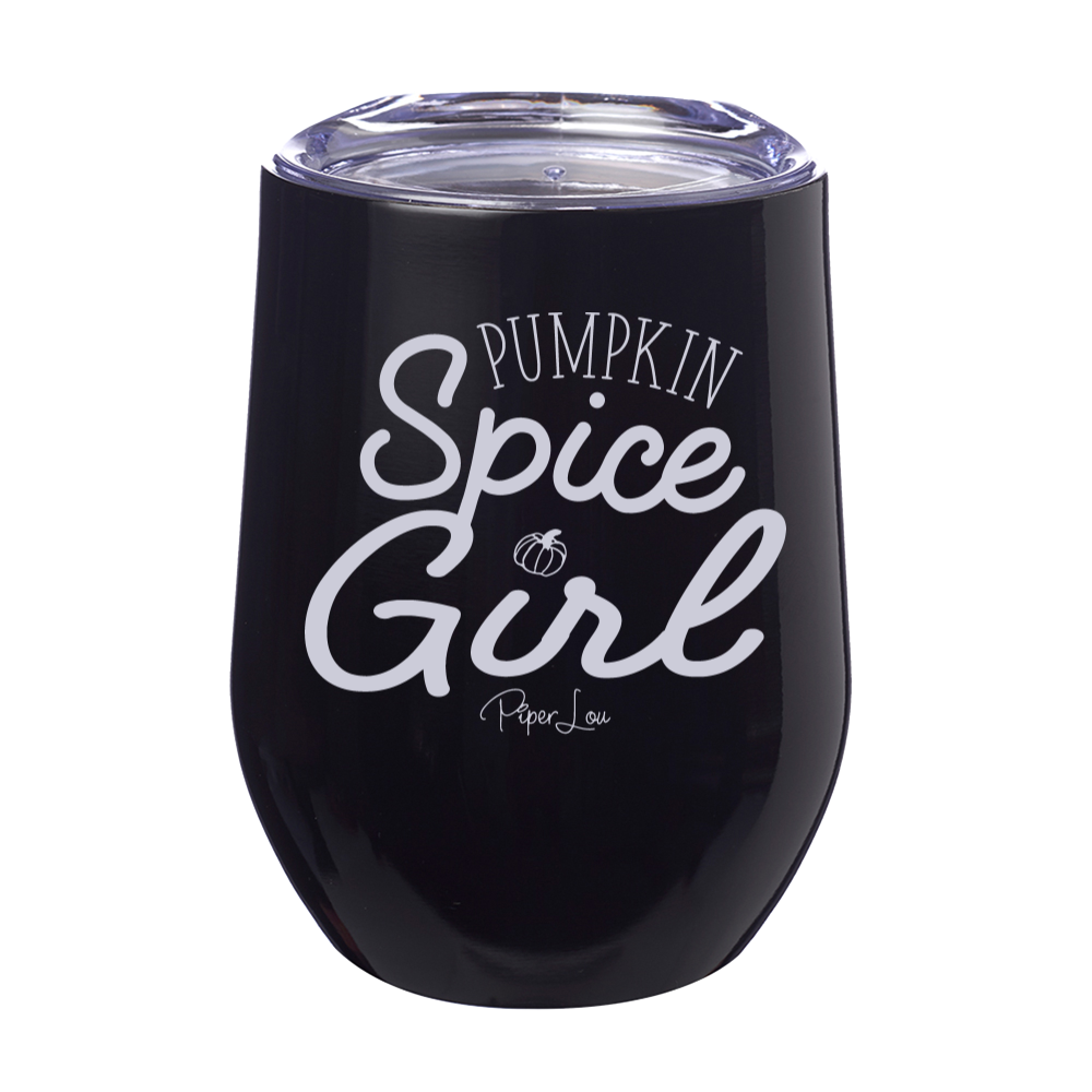 Pumpkin Spice Girl 12oz Stemless Wine Cup
