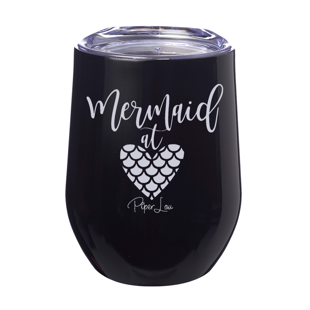 Mermaid At Heart 12oz Stemless Wine Cup