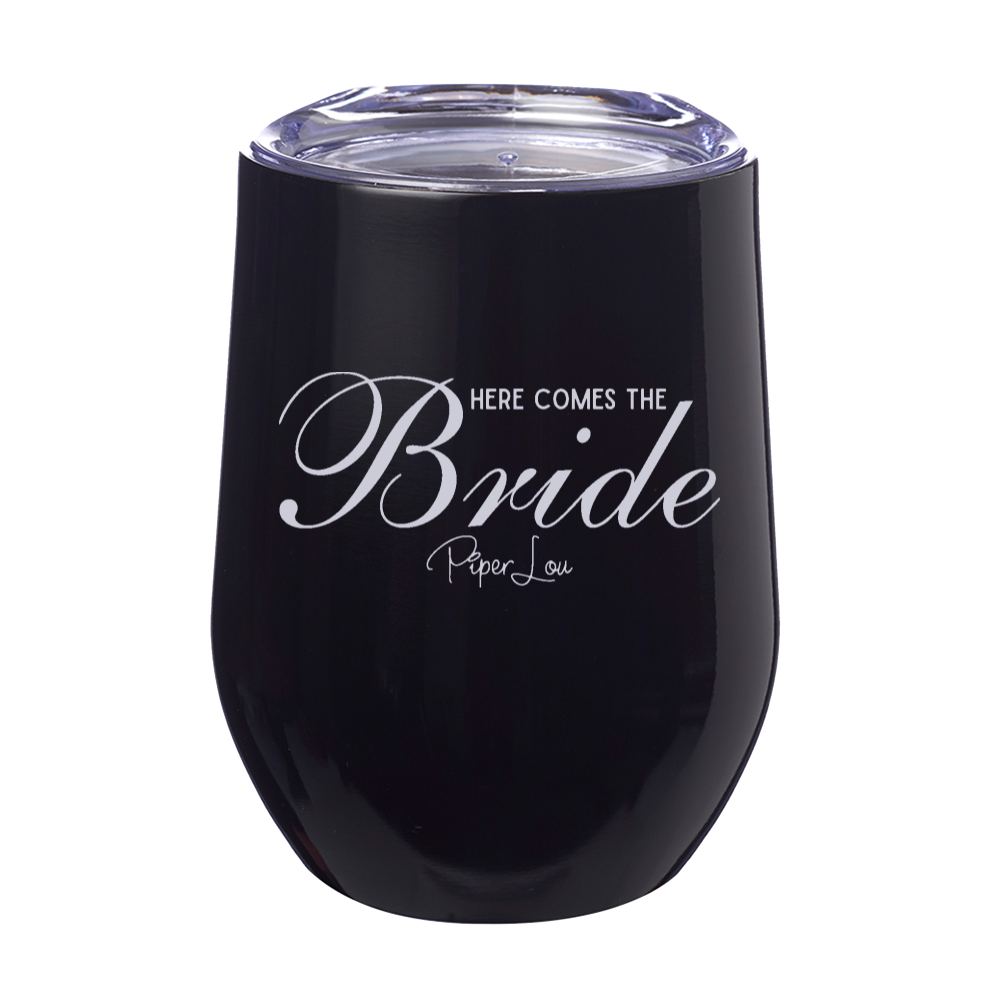 Here Comes The Bride 12oz Stemless Wine Cup