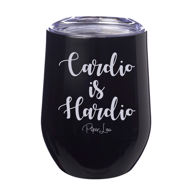 Cardio is Hardio 12oz Stemless Wine Cup