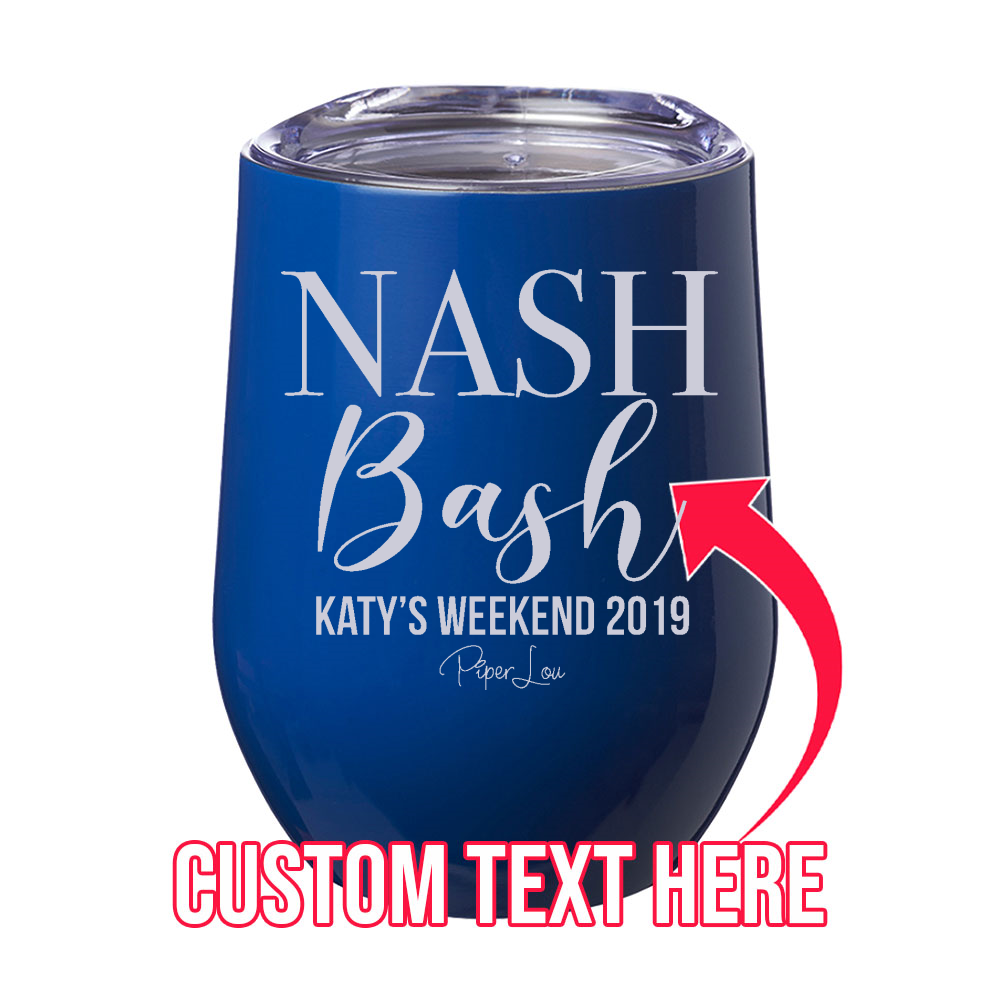 Nash Bash (CUSTOM) 12oz Stemless Wine Cup