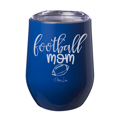 Football Mom 12oz Stemless Wine Cup