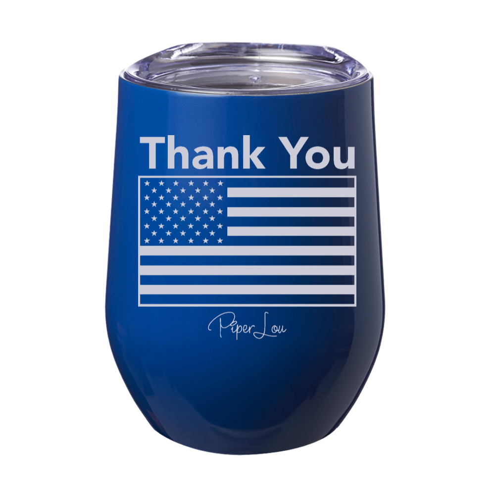 Thank You Veterans Day Laser Etched Tumbler