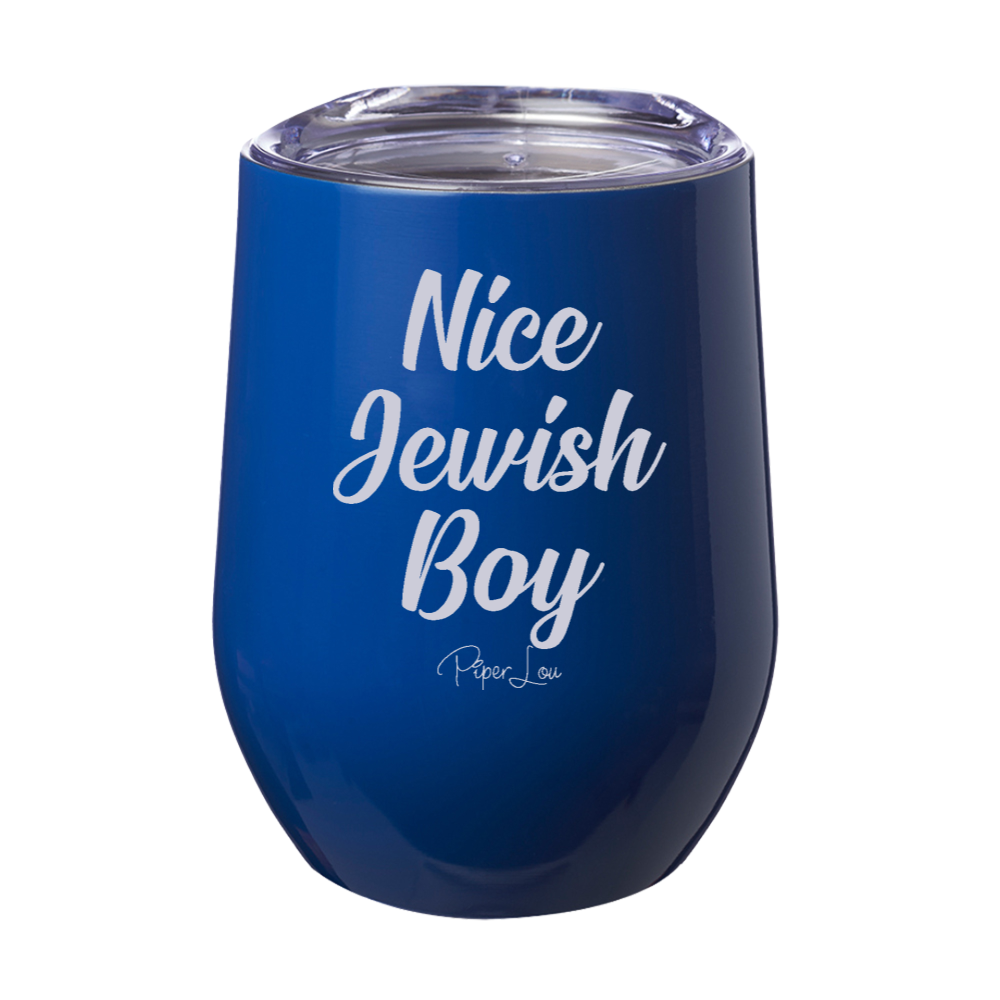 Nice Jewish Boy 12oz Stemless Wine Cup