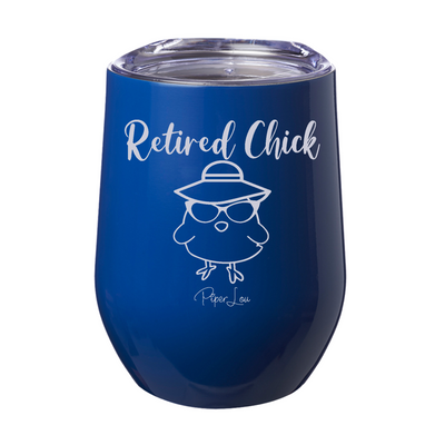 Retired Chick 12oz Stemless Wine Cup