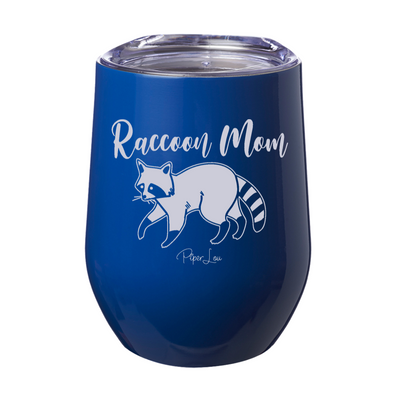 Raccoon Mom Laser Etched Tumbler