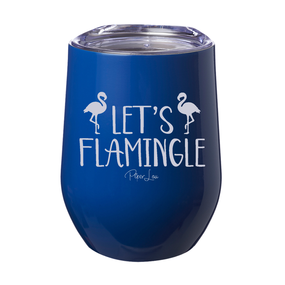 Let's Flamingle Laser Etched Tumbler