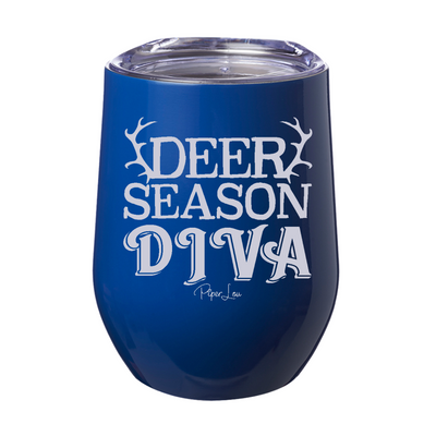 Deer Season Diva 12oz Stemless Wine Cup