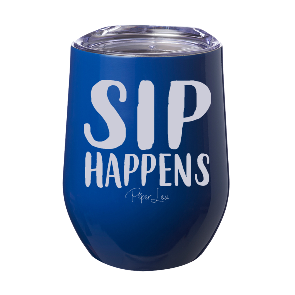 Sip Happens 12oz Stemless Wine Cup