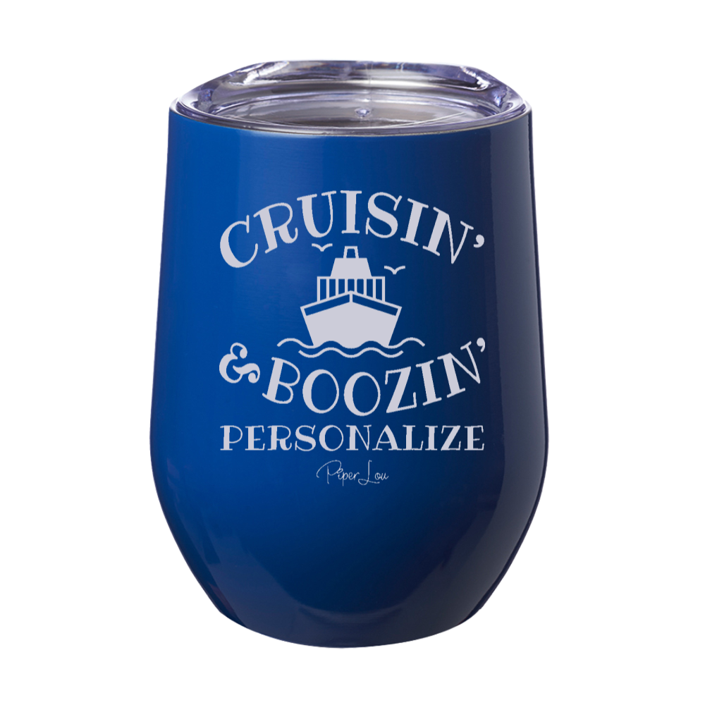 Cruisin And Boozin 12oz Stemless Wine Cup