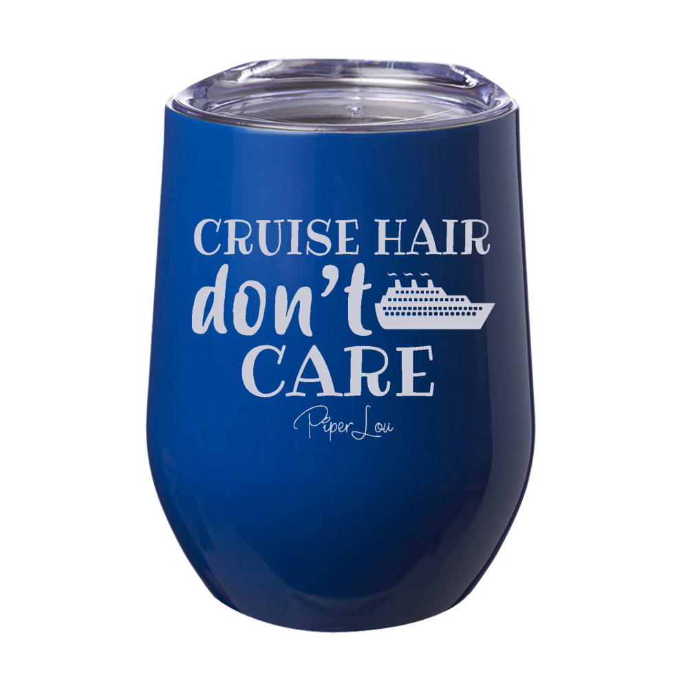 Cruise Hair Don't Care 12oz Stemless Wine Cup
