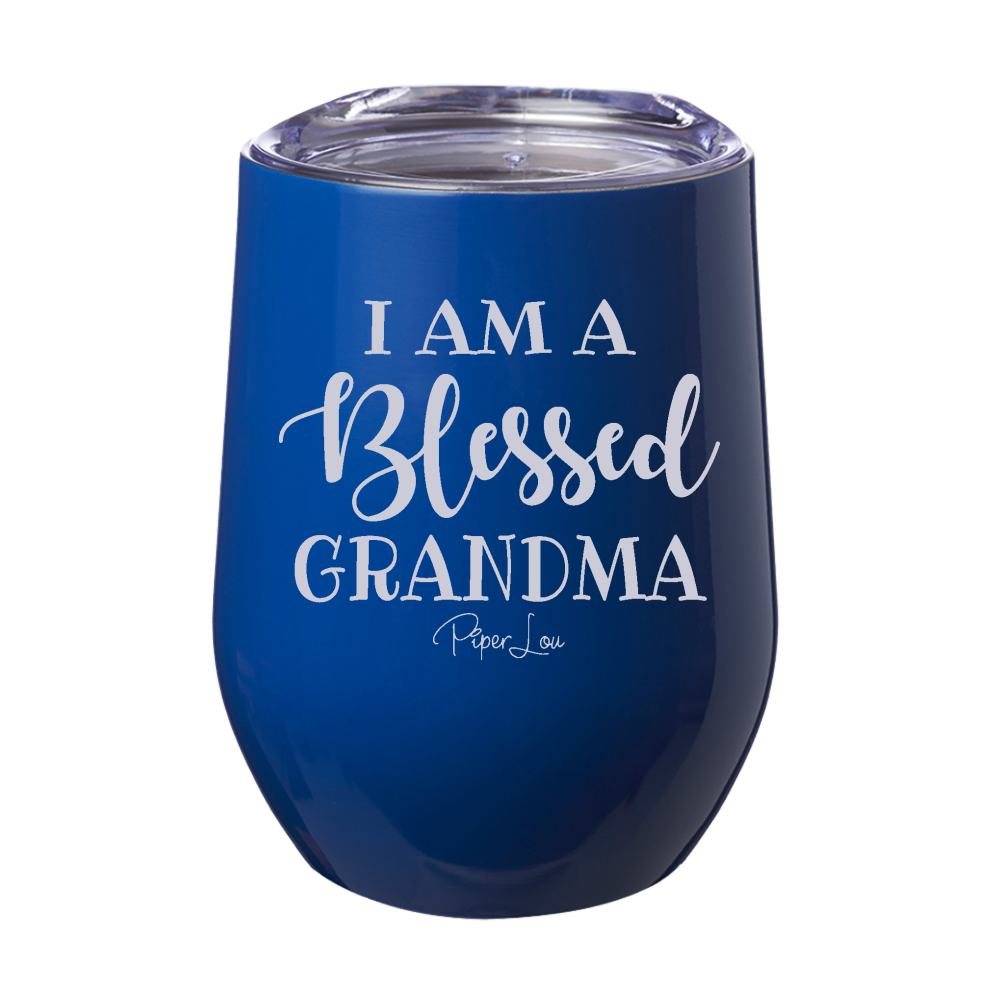 I Am A Blessed Grandma Laser Etched Tumbler