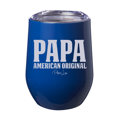 Papa American Original Laser Etched Tumbler
