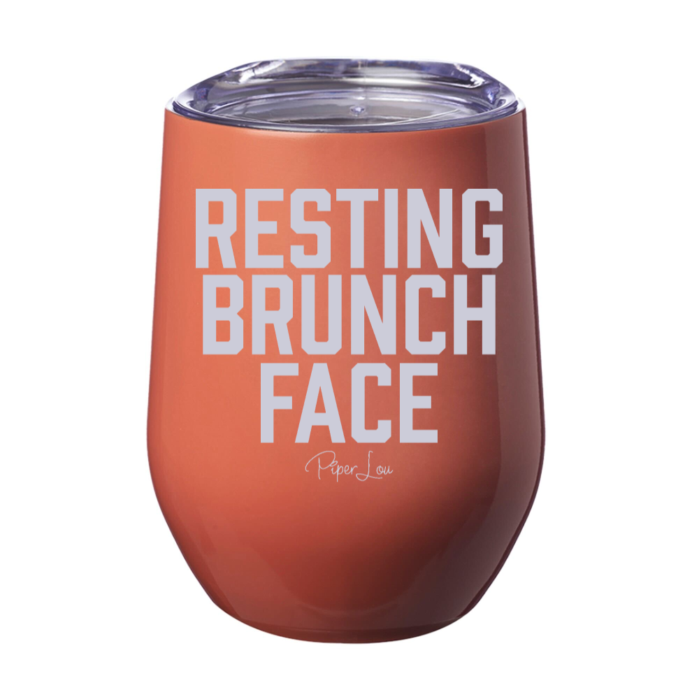Resting Brunch Face 12oz Stemless Wine Cup