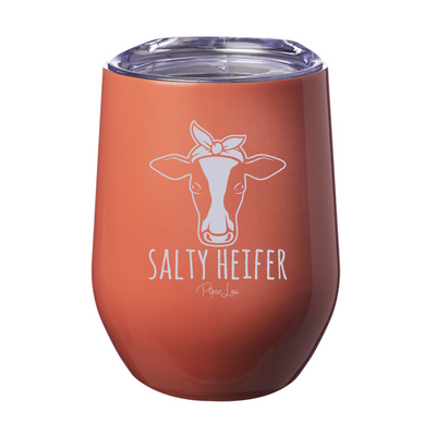 Salty Heifer 12oz Stemless Wine Cup