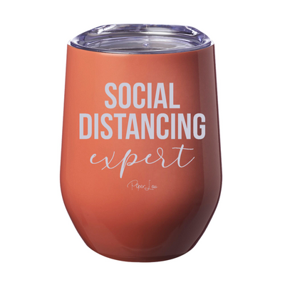 Social Distancing Expert 12oz Stemless Wine Cup