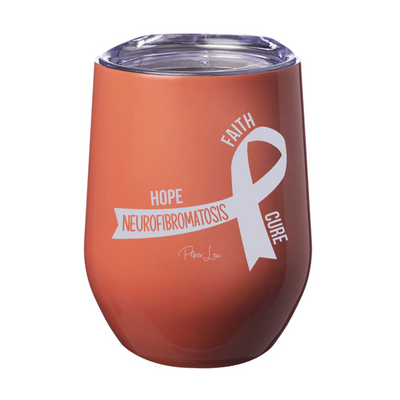 Neurofibromatosis Ribbon 12oz Stemless Wine Cup