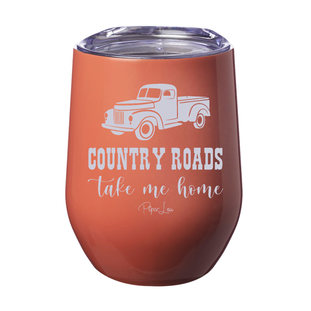 Country Roads Take Me Home 12oz Stemless Wine Cup