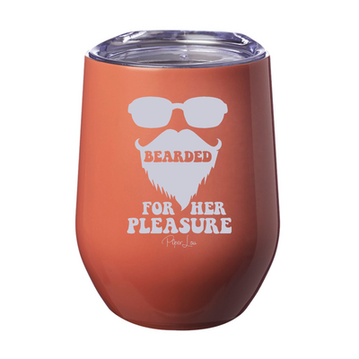 Bearded For Her Pleasure 12oz Stemless Wine Cup