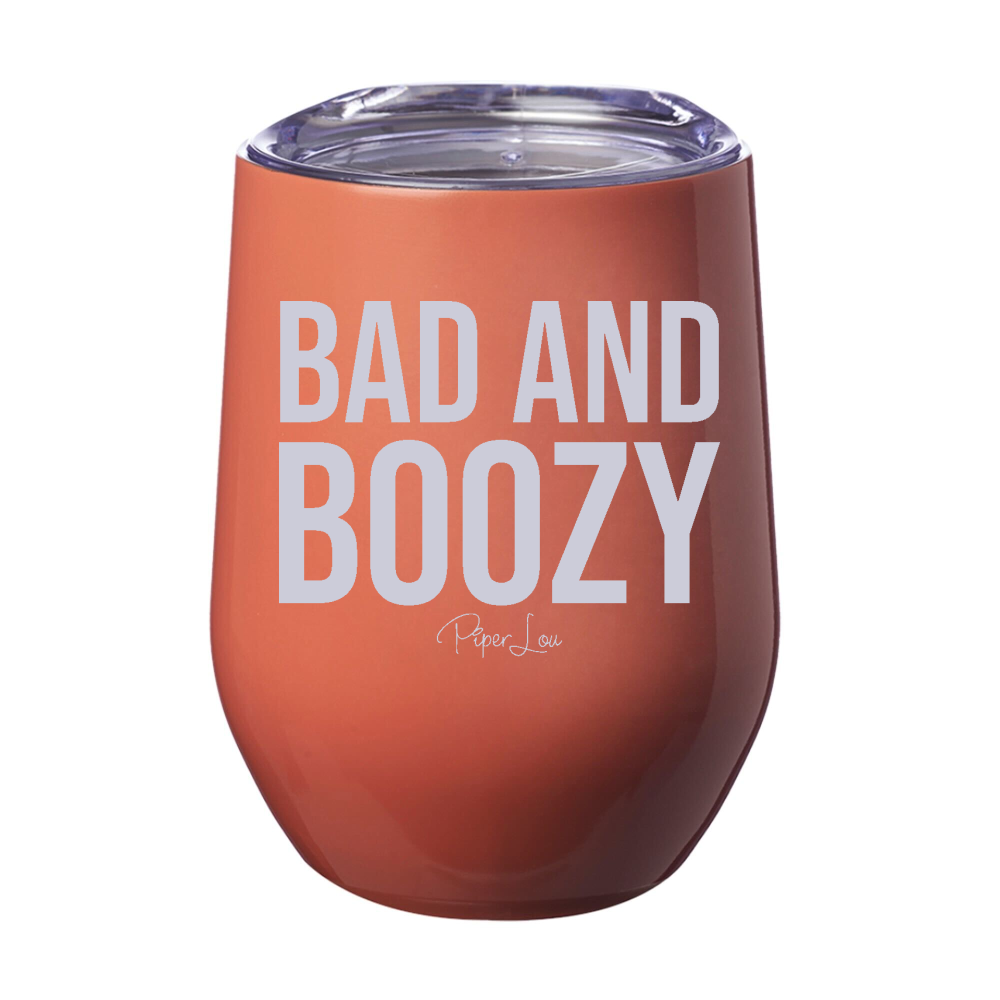 Bad And Boozy 12oz Stemless Wine Cup