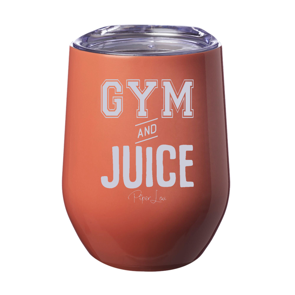 Gym And Juice 12oz Stemless Wine Cup