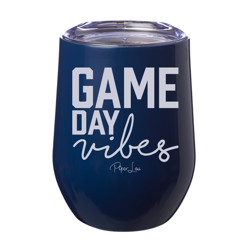 Gameday Vibes 12oz Stemless Wine Cup