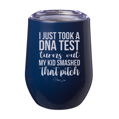 DNA Test My Kid Smashed That Pitch 12oz Stemless Wine Cup