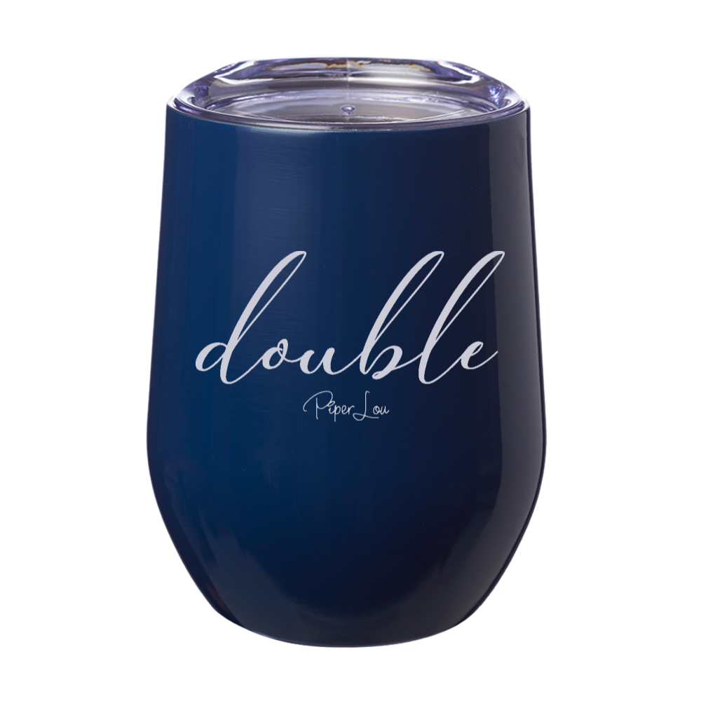 Double 12oz Stemless Wine Cup