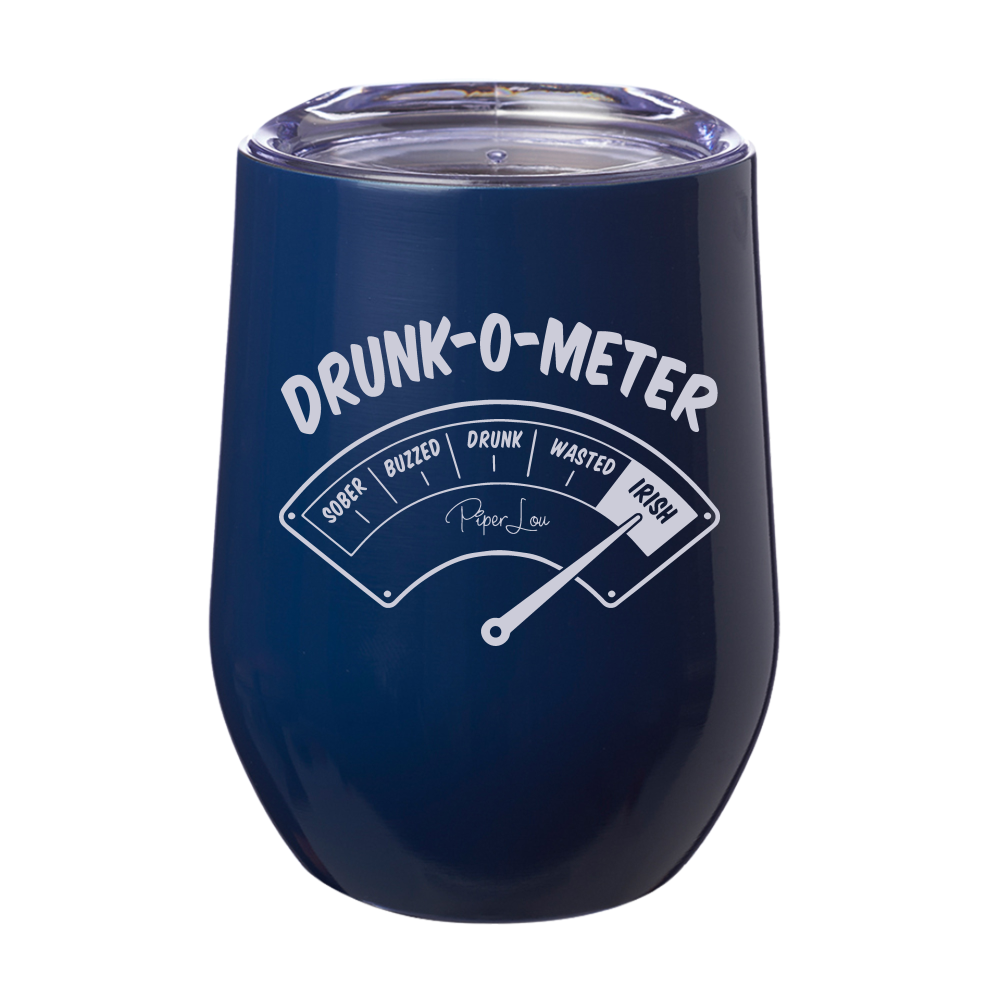 Drunk Meter Irish 12oz Stemless Wine Cup