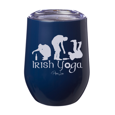 Irish Yoga 12oz Stemless Wine Cup