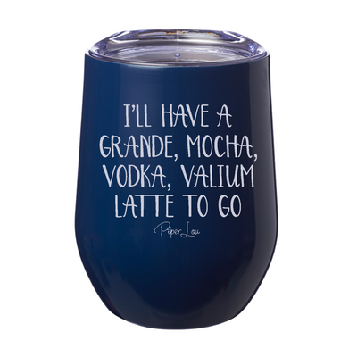 Grande Mocha Vodka Valium 12oz Stemless Wine Cup