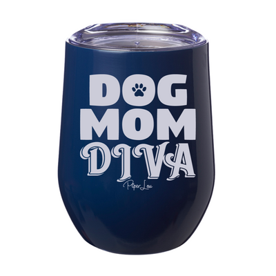 Dog Mom Diva 12oz Stemless Wine Cup