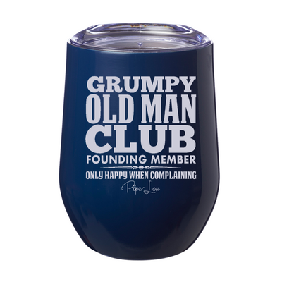 Grumpy Old Man Club Laser Etched Tumbler