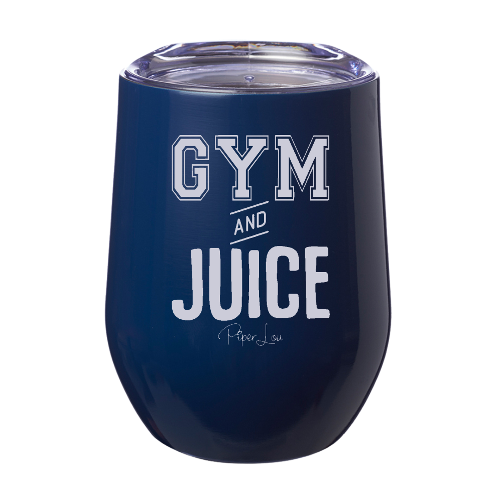 Gym And Juice 12oz Stemless Wine Cup