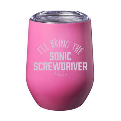 I'll Bring The Sonic Screwdriver Stemless Wine Cup