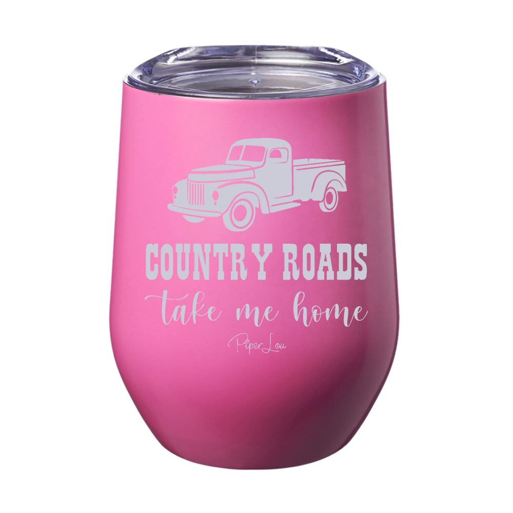 Country Roads Take Me Home 12oz Stemless Wine Cup