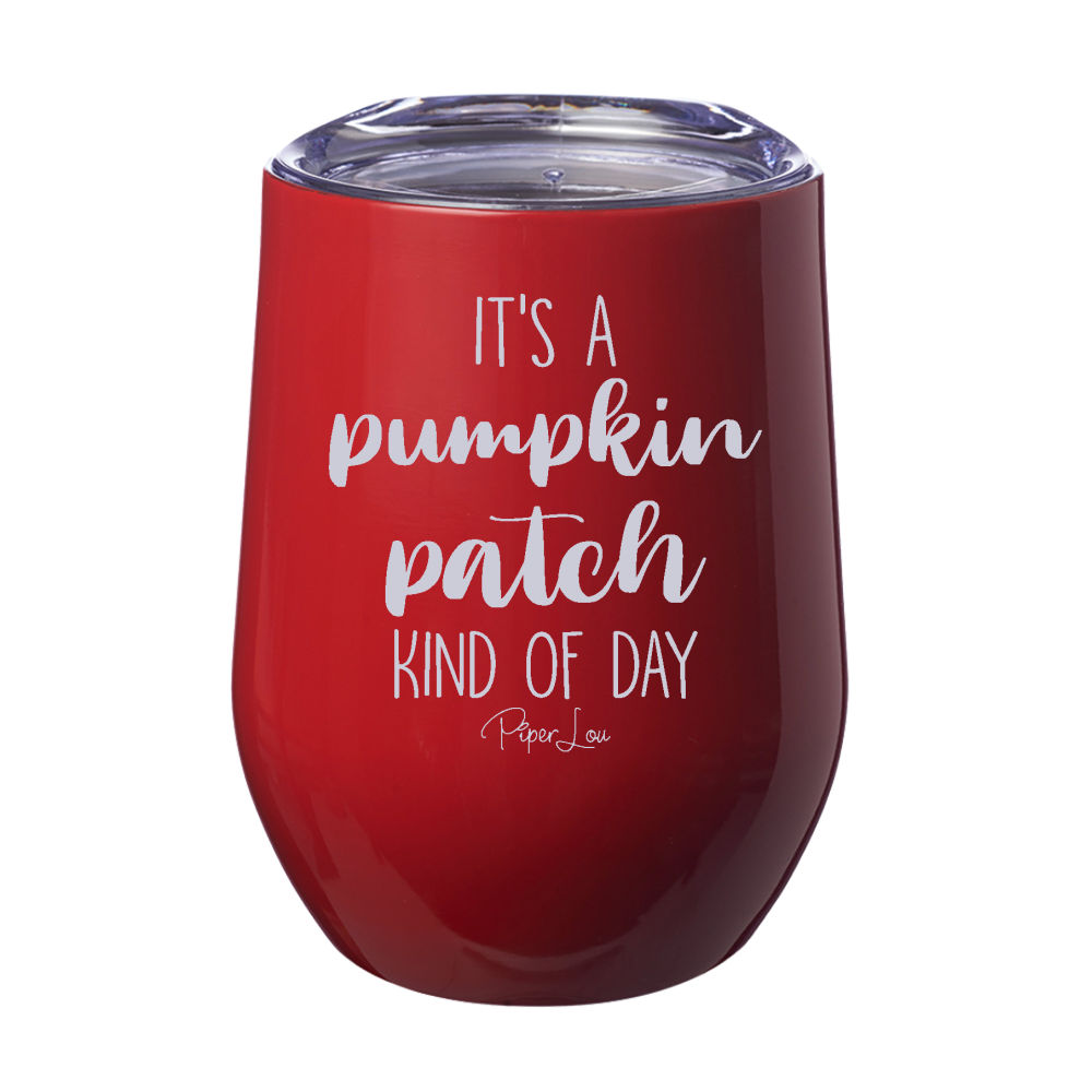 Pumpkin Patch Kind Of Day 12oz Stemless Wine Cup