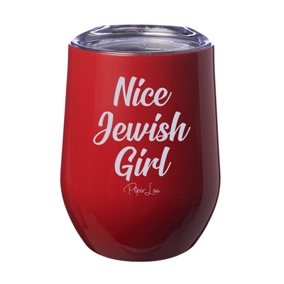 Nice Jewish Girl 12oz Stemless Wine Cup