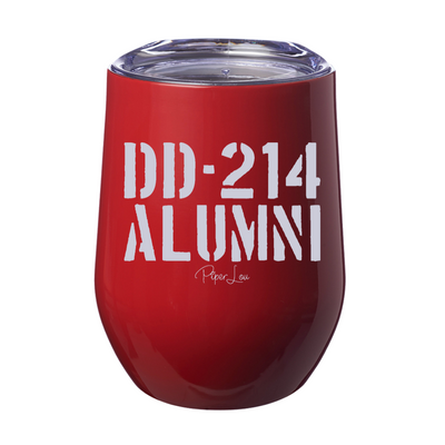 DD214 Alumni 12oz Stemless Wine Cup
