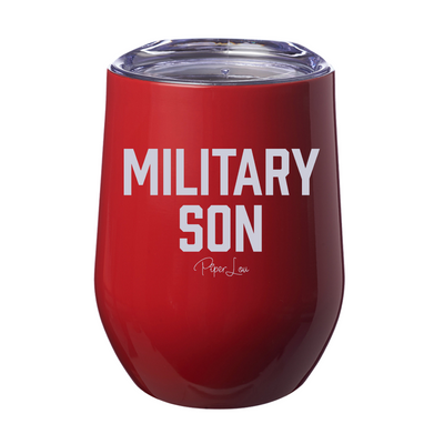 Military Son 12oz Stemless Wine Cup