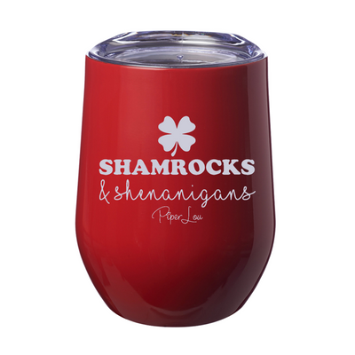 Shamrocks And Shenanigans 12oz Stemless Wine Cup