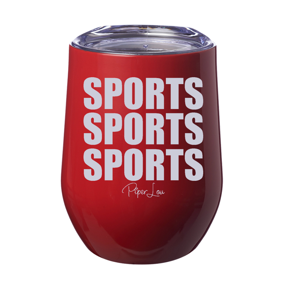 Sports Sports Sports Laser Etched Tumbler