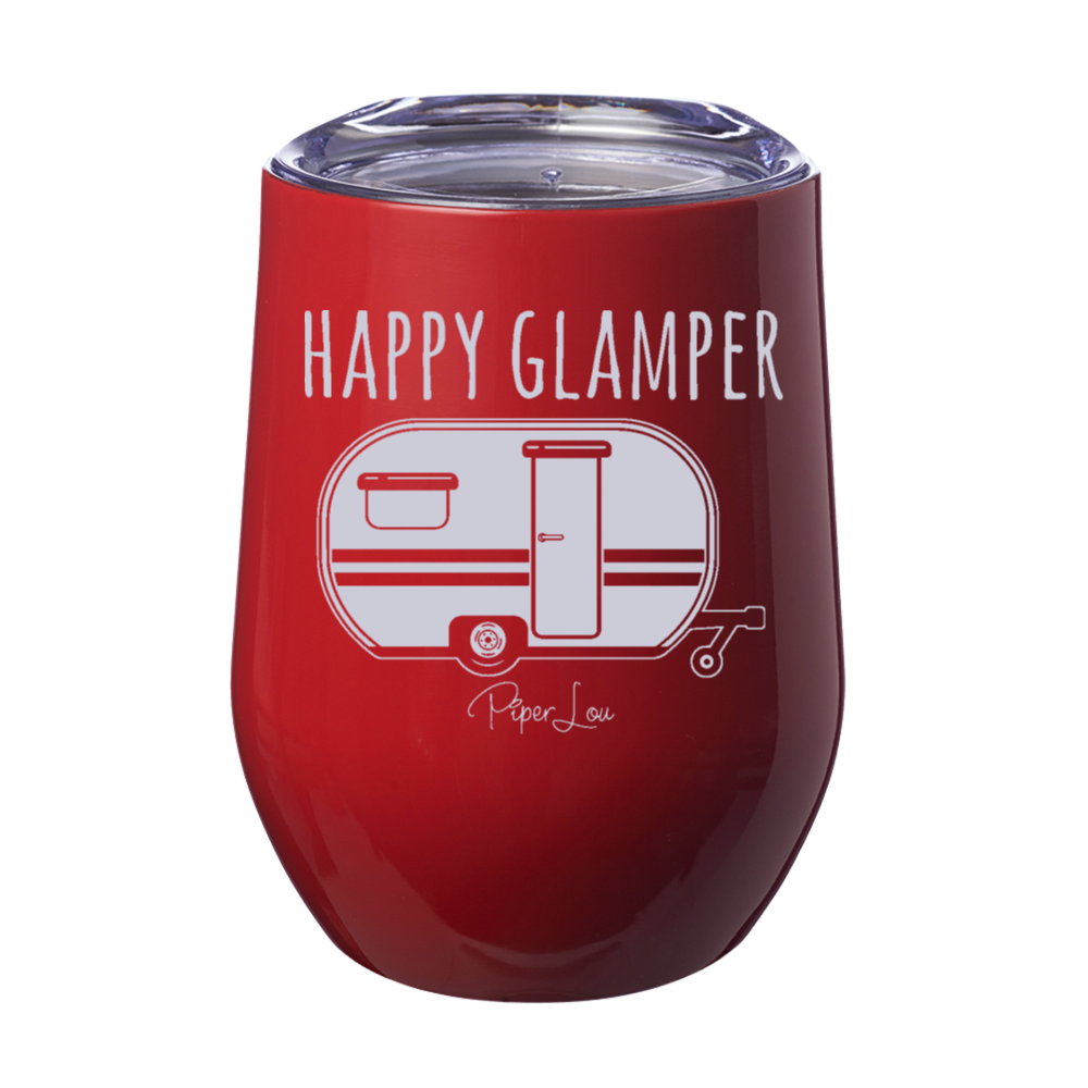 Happy Glamper 12oz Stemless Wine Cup