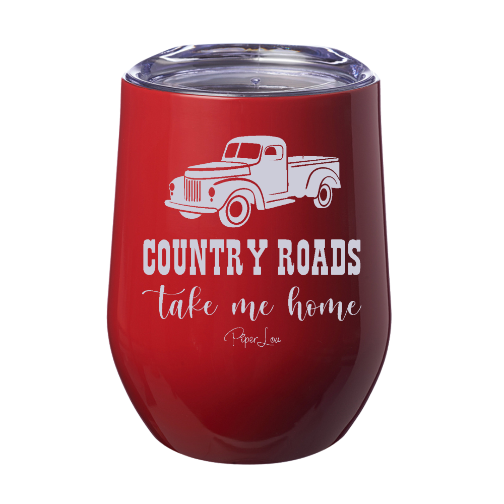 Country Roads Take Me Home Laser Etched Tumbler